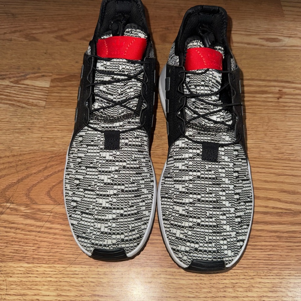 Adidas Black Sneakers with White Logo